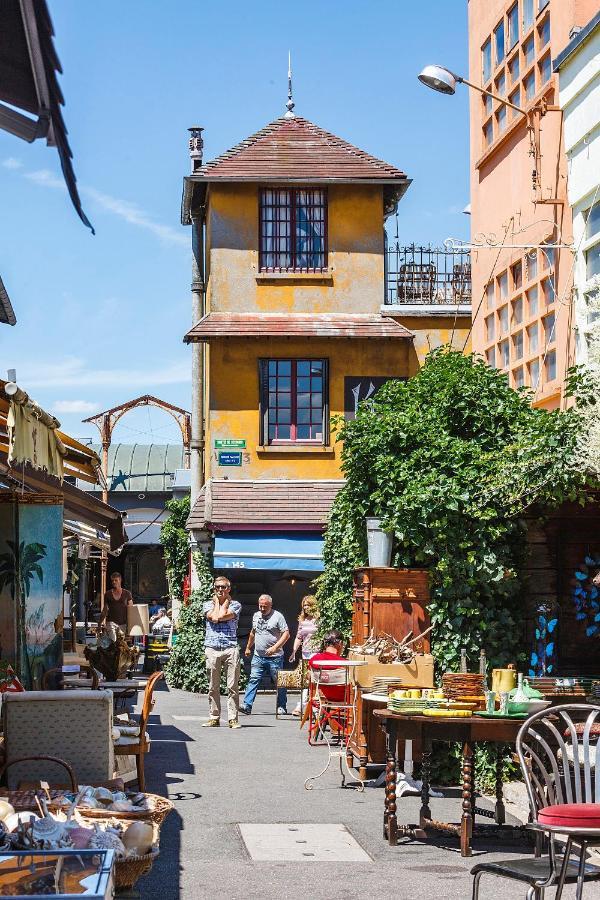 Biron Deluxe Studio Flea Market Of Paris, Porte De Montmartre Сент-Уен Екстериор снимка