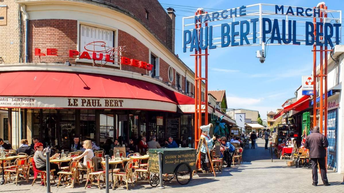 Biron Deluxe Studio Flea Market Of Paris, Porte De Montmartre Сент-Уен Екстериор снимка